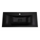 Раковина BelBagno BB1000/445-LV-ART-PR-NERO, 1000 см, искусственный камень, черный матовый