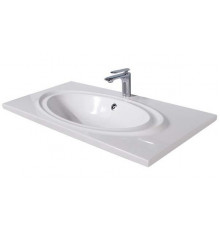 Раковина BelBagno Onda BB1000/500-LV-MR-OND 100 x 50 см, литьевой мрамор, цвет белый