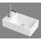 Раковина BelBagno BB1044 45 см накладная, керамика, белая