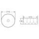 Раковина BelBagno BB1409H301 накладная, цвет черный 41 х 41 х 13.5 см