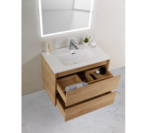 Раковина BelBagno BB700/390ETL 70 см, керамика, белая