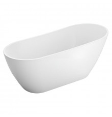 Ванна акриловая BelBagno BB704-1700-800-K, 170 х 80 см, слив-перелив в комплекте, белая