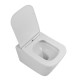 Унитаз подвесной BelBagno Due BB7107CHR/SC, безободковый, крышка микролифт, белый