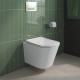 Унитаз подвесной BelBagno Due BB7107CHR/SC, безободковый, крышка микролифт, белый