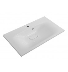 Раковина BelBagno BB800/450-LV-MR-FT, 80 см, искусственный камень, белый