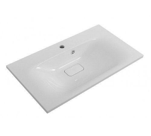 Раковина BelBagno BB800/450-LV-MR-FT, 80 см, искусственный камень, белый