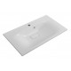 Раковина BelBagno BB800/450-LV-MR-FT, 80 см, искусственный камень, белый