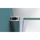 Душевая дверь в нишу BelBagno Etna, 80 х 195 см, стекло прозрачное, профиль хром, ETNA-B-1-80-C-Cr