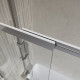 Шторка на ванну BelBagno LUCE-VF-11-100/145-C-Cr, 100 см, стекло прозрачное, профиль хром