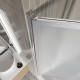 Шторка на ванну BelBagno LUCE-VF-11-90/145-P-Cr, 90 см, стекло рифленое, профиль хром