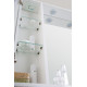 Зеркальный шкаф BelBagno Marino MARINO-SPC-700/750-1A-BL-P-L/R, 70 х 75 см, с LED-подсветкой, Bianco Lucido - белый глянец, левый/правый