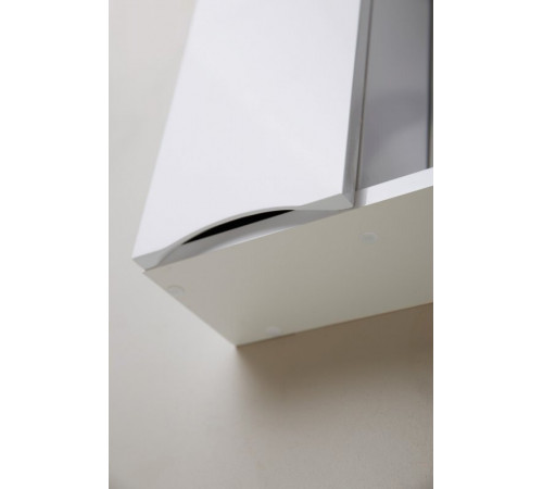 Зеркальный шкаф BelBagno Marino MARINO-SPC-700/750-1A-BL-P-L/R, 70 х 75 см, с LED-подсветкой, Bianco Lucido - белый глянец, левый/правый