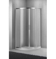 Душевой уголок BelBagno SELA-R-2-80-Ch-Cr, 80 x 80 x 190 см, стекло шиншилла, профиль хром