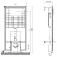 Инсталляция Bettoserb Sava Fix Slim с безободковым унитазом BelBagno Loto, сиденье с микролифтом, клавиша смыва, SET40006467/BB070CHR/SC