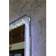 Зеркало BelBagno Fly SPC-600-800-LED, со светодиодным светильником, сенсорным выключателем и с прозрачной окантовкой