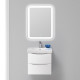 Зеркало BelBagno Fly SPC-600-800-LED, со светодиодным светильником, сенсорным выключателем и с прозрачной окантовкой