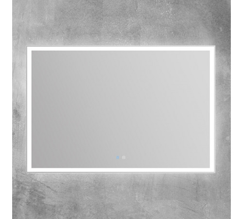 Зеркало BelBagno SPC-GRT-1200-800-LED-TCH-SND 120 см, со встроенной подсветкой, голосовым управлением и подогревом