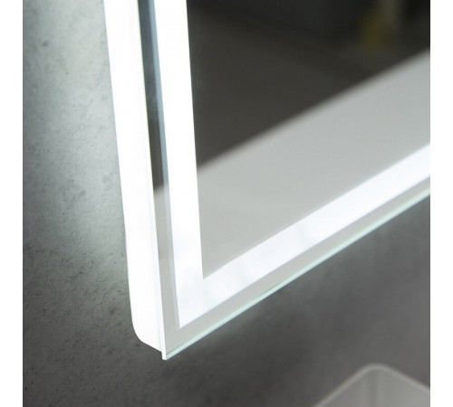 Зеркало BelBagno SPC-GRT-1200-800-LED-TCH-SND 120 см, со встроенной подсветкой, голосовым управлением и подогревом