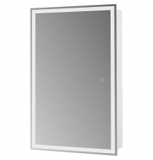 Зеркальный шкаф BelBagno SPC-GRT-500/800-1A-LED-TCH, 50 см, с LED подсветкой, белый