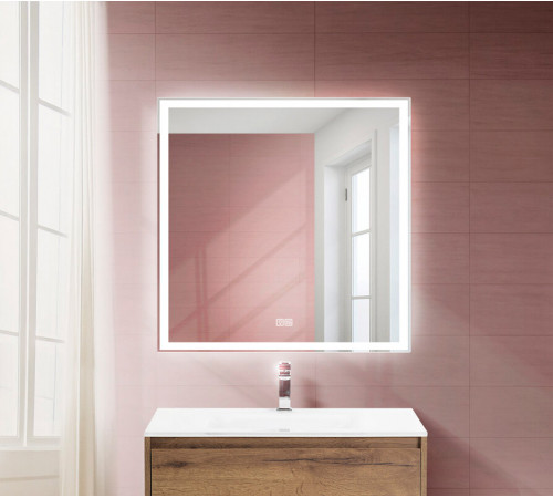 Зеркало BelBagno SPC-GRT-800-800-LED-TCH-WARM 80 см, светодиодная подсветка, с сенсорным выключателем, с подогревом