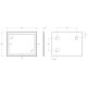 Зеркало BelBagno Kraft SPC-KRAFT-1000-800-SENS-NERO, 100 см, с LED подсветкой, с сенсорным выключателем, цвет рамы черный