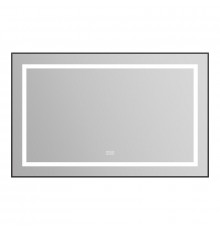Зеркало BelBagno Kraft SPC-KRAFT-1085-685-TCH-WARM-NERO 108.5 см, светодиодная подсветка, с сенсорным выключателем, с подогревом, черный