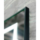 Зеркало BelBagno Kraft SPC-KRAFT-1085-685-TCH-WARM-NERO 108.5 см, светодиодная подсветка, с сенсорным выключателем, с подогревом, черный