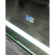 Зеркало BelBagno Kraft SPC-KRAFT-1085-685-TCH-WARM-NERO 108.5 см, светодиодная подсветка, с сенсорным выключателем, с подогревом, черный