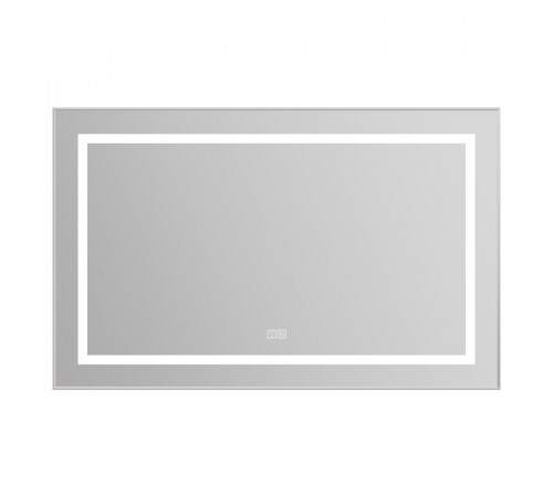 Зеркало BelBagno Kraft SPC-KRAFT-1085-685-TCH-WARM 108.5 см, светодиодная подсветка, с сенсорным выключателем, с подогревом, сатин
