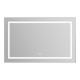 Зеркало BelBagno Kraft SPC-KRAFT-1085-685-TCH-WARM 108.5 см, светодиодная подсветка, с сенсорным выключателем, с подогревом, сатин