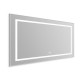 Зеркало BelBagno Kraft SPC-KRAFT-1085-685-TCH-WARM 108.5 см, светодиодная подсветка, с сенсорным выключателем, с подогревом, сатин