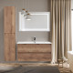 Зеркало BelBagno Kraft SPC-KRAFT-1085-685-TCH-WARM 108.5 см, светодиодная подсветка, с сенсорным выключателем, с подогревом, сатин