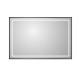 Зеркало BelBagno Kraft SPC-KRAFT-1200-800-LED-TCH-WARM-NERO, 120 см, со встроенной подсветкой и подогревом, черный