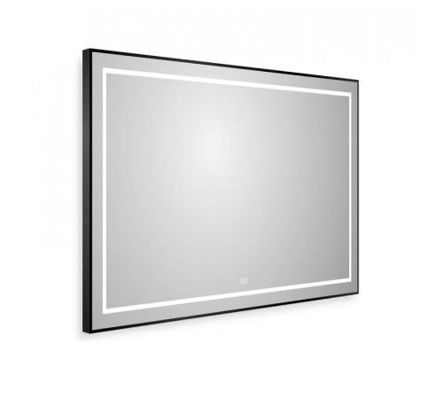Зеркало BelBagno Kraft SPC-KRAFT-1200-800-LED-TCH-WARM-NERO, 120 см, со встроенной подсветкой и подогревом, черный