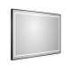 Зеркало BelBagno Kraft SPC-KRAFT-1200-800-LED-TCH-WARM-NERO, 120 см, со встроенной подсветкой и подогревом, черный