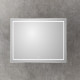 Зеркало BelBagno Kraft SPC-KRAFT-1200-800-LED-TCH-WARM, 120 см, со встроенной подсветкой и подогревом, сатин