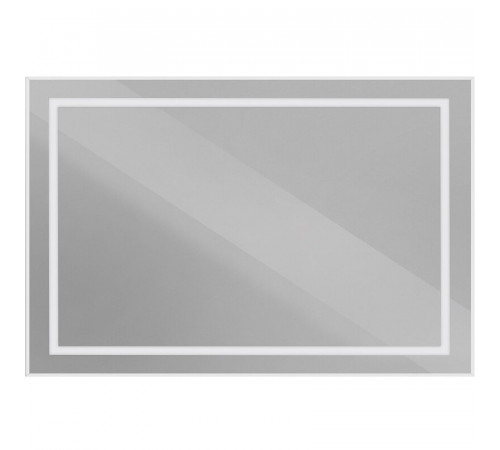 Зеркало BelBagno Kraft SPC-KRAFT-1200-800-SENS-AL, 120 см, с LED подсветкой, с сенсорным выключателем, цвет рамы сатин