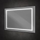Зеркало BelBagno Kraft SPC-KRAFT-1200-800-SENS-AL, 120 см, с LED подсветкой, с сенсорным выключателем, цвет рамы сатин
