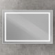 Зеркало BelBagno Kraft SPC-KRAFT-1200-800-SENS-AL, 120 см, с LED подсветкой, с сенсорным выключателем, цвет рамы сатин