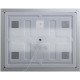Зеркало BelBagno Kraft SPC-KRAFT-1200-800-SENS-AL, 120 см, с LED подсветкой, с сенсорным выключателем, цвет рамы сатин