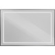Зеркало BelBagno Kraft SPC-KRAFT-1200-800-SENS-NERO, 120 см, с LED подсветкой, с сенсорным выключателем, цвет рамы черный