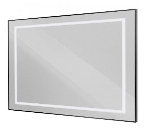 Зеркало BelBagno Kraft SPC-KRAFT-1200-800-SENS-NERO, 120 см, с LED подсветкой, с сенсорным выключателем, цвет рамы черный