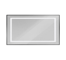 Зеркало BelBagno Kraft SPC-KRAFT-1400-800-SENS-NERO, 140 см, с LED подсветкой, с сенсорным выключателем, цвет рамы черный