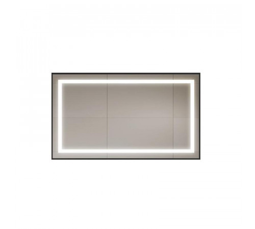 Зеркало BelBagno Kraft SPC-KRAFT-1400-800-SENS-NERO, 140 см, с LED подсветкой, с сенсорным выключателем, цвет рамы черный