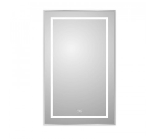Зеркало BelBagno Kraft SPC-KRAFT-500-800-LED-TCH-WARM, 50 см, со встроенной подсветкой и подогревом, сатин