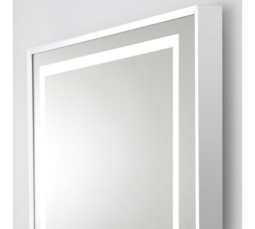 Зеркало BelBagno Kraft SPC-KRAFT-500-800-LED-TCH-WARM, 50 см, со встроенной подсветкой и подогревом, сатин