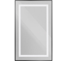 Зеркало BelBagno Kraft SPC-KRAFT-500-800-SENS-NERO, 50 см, с LED подсветкой, с сенсорным выключателем, цвет рамы черный
