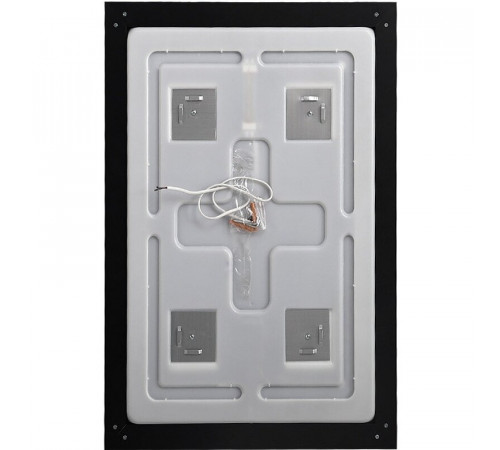 Зеркало BelBagno Kraft SPC-KRAFT-500-800-SENS-NERO, 50 см, с LED подсветкой, с сенсорным выключателем, цвет рамы черный