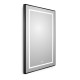 Зеркало BelBagno Kraft SPC-KRAFT-500-900-LED-TCH-WARM-NERO, 50 х 90 см, со встроенной подсветкой и подогревом, черный