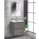 Зеркало BelBagno Kraft SPC-KRAFT-500-900-LED-TCH-WARM, 50 х 90 см, со встроенной подсветкой и подогревом, сатин